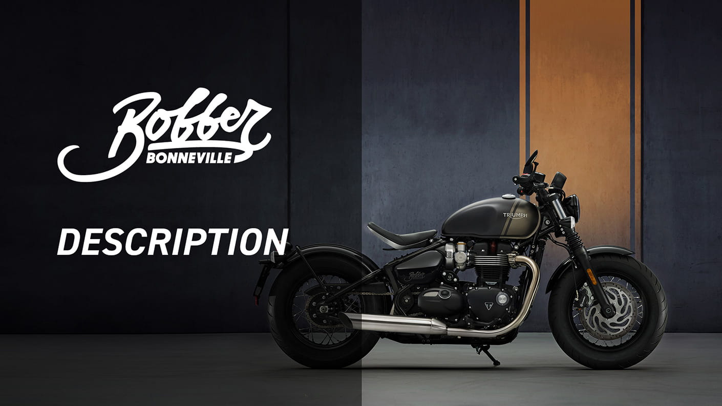 Triumph bonneville online bobber tfc 2020